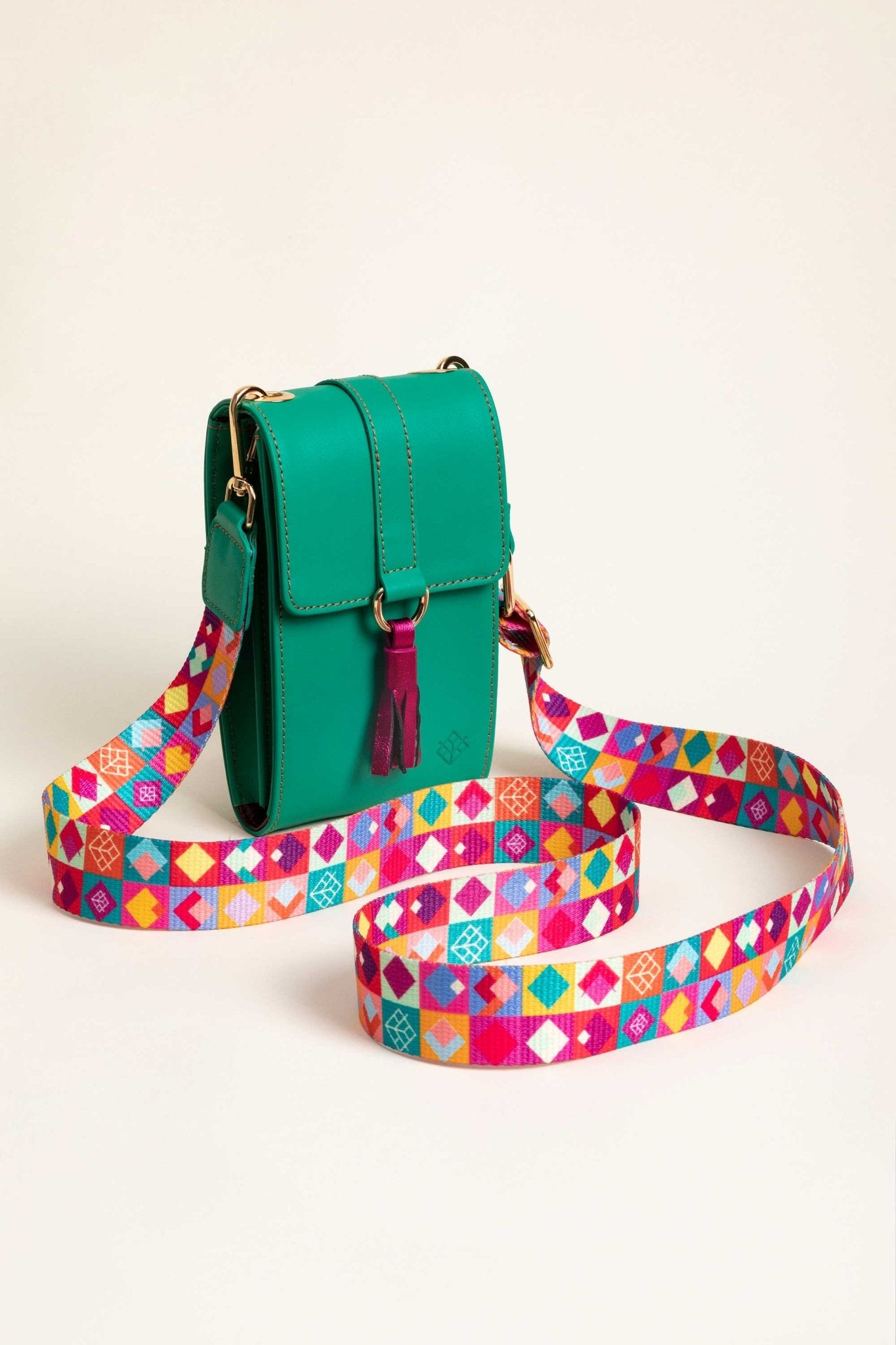Crossbody Celular Esmeralda - Correa + pulsera - LOVENOCK