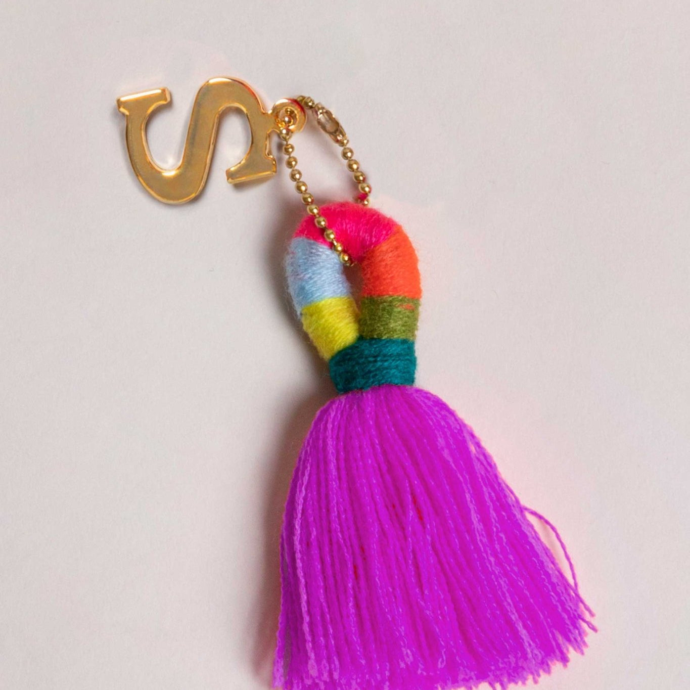 Personaliza tu Bolso - Charm con Inicial Metálica - Lila - LOVENOCK