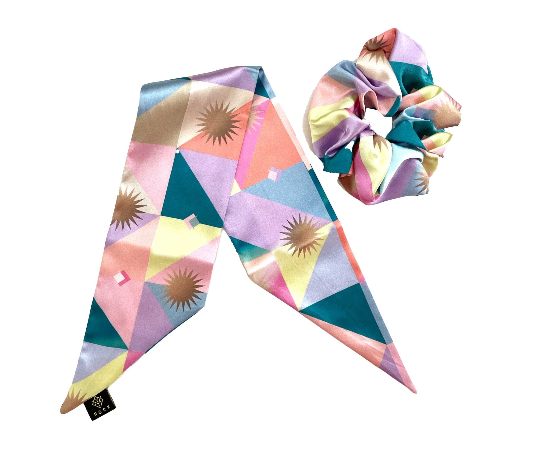 Scrunchie con lazo satín Pasteles - LOVENOCK
