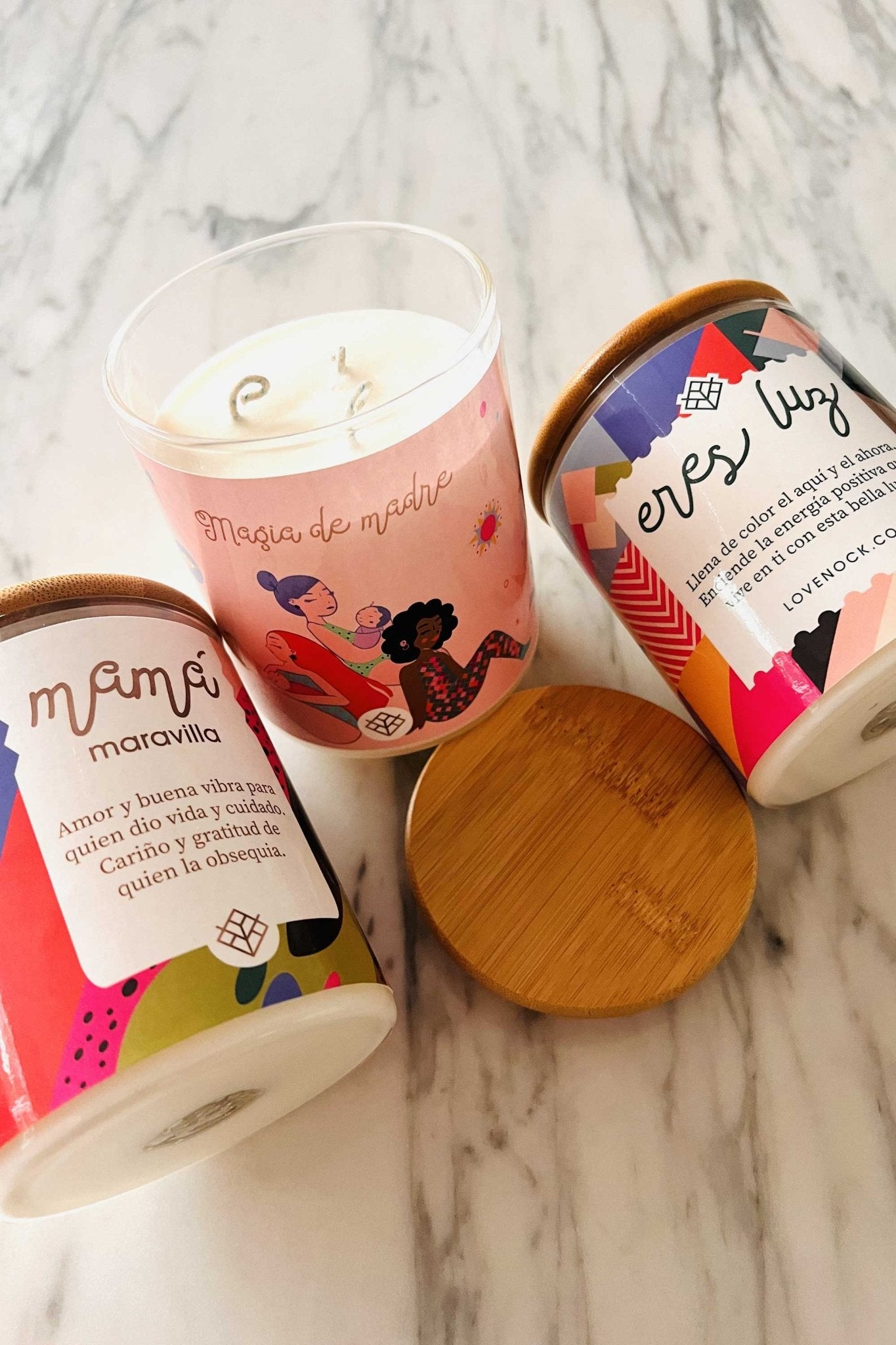 Vela Eres Luz - Lavanda - 400 grs. - LOVENOCK