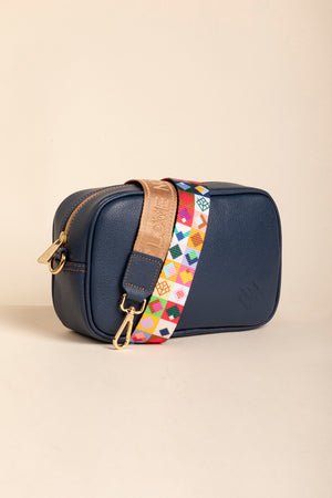 Crossbody Tulum Marino- Doble Correa