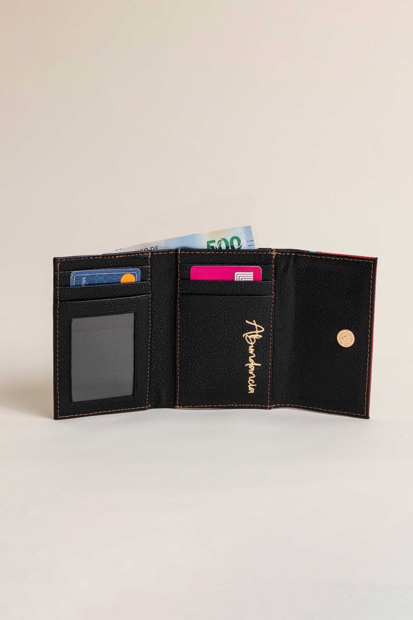 Billetera Abundancia Negro - Mini - LOVENOCK