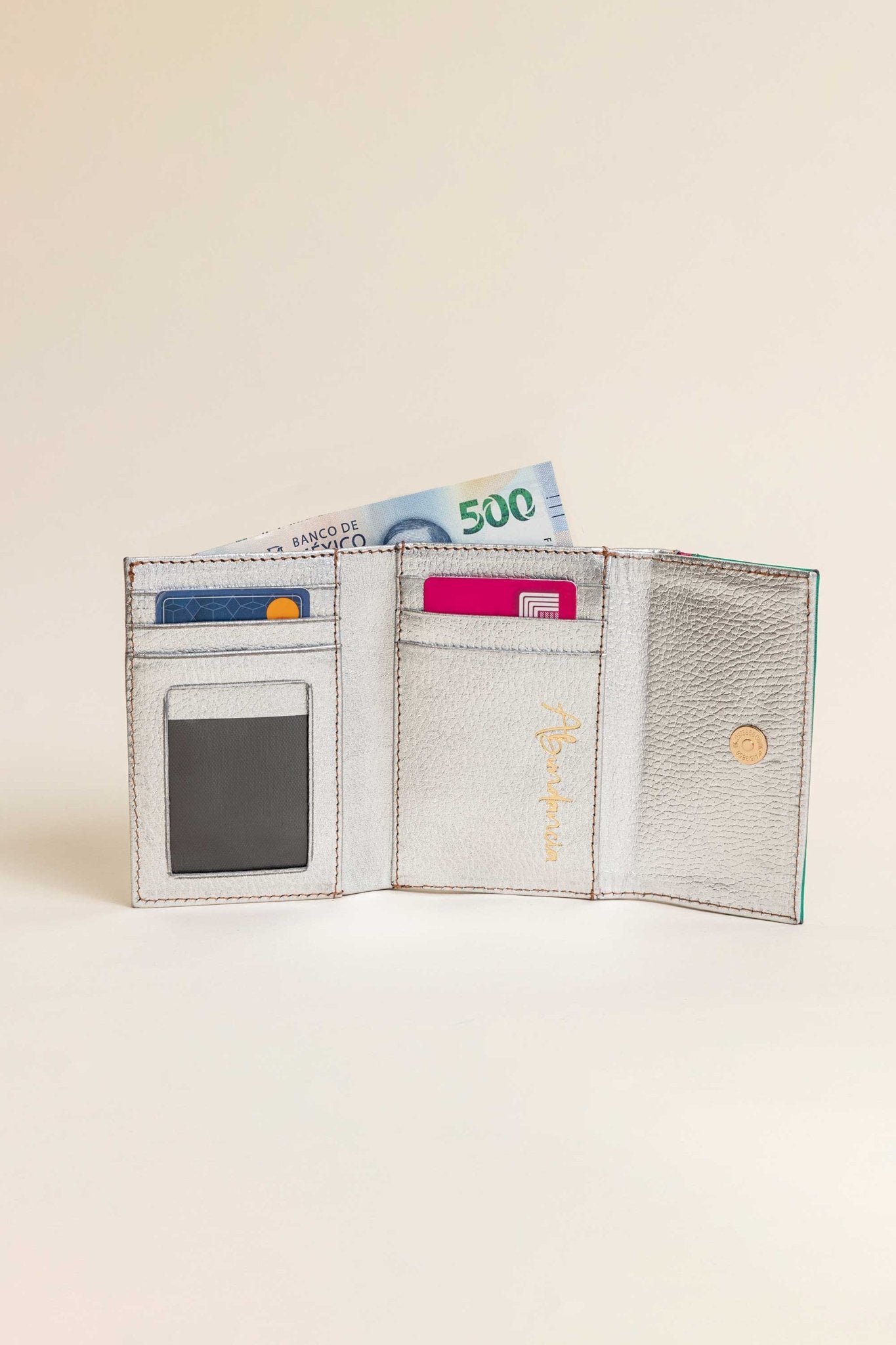 Billetera Abundancia Plata - Mini - LOVENOCK