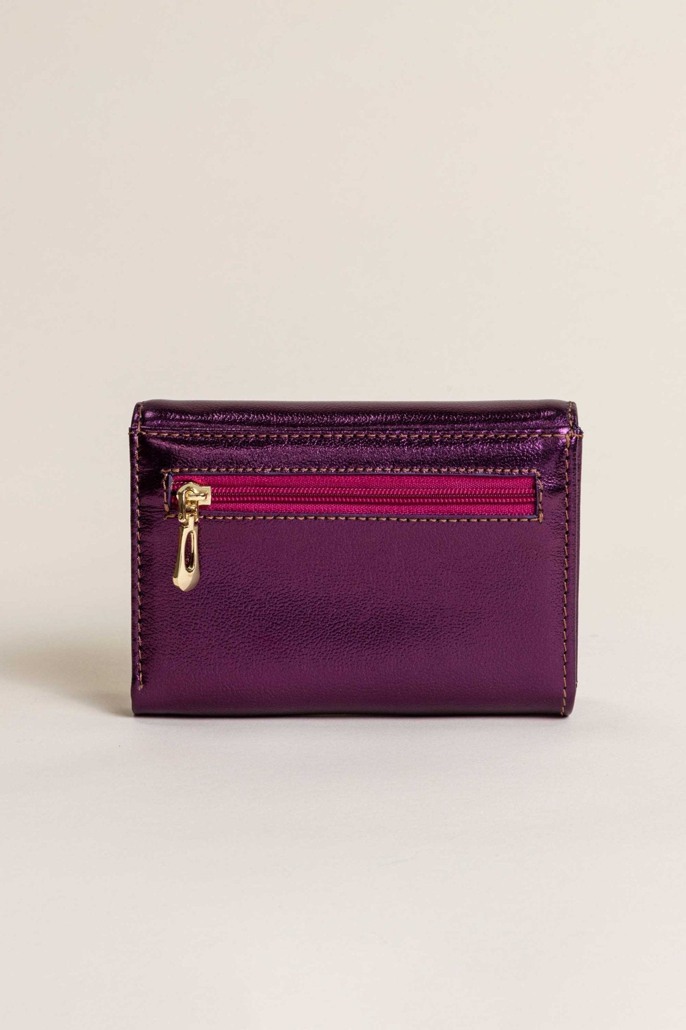 Billetera Abundancia Uva Metálica - Mini - LOVENOCK