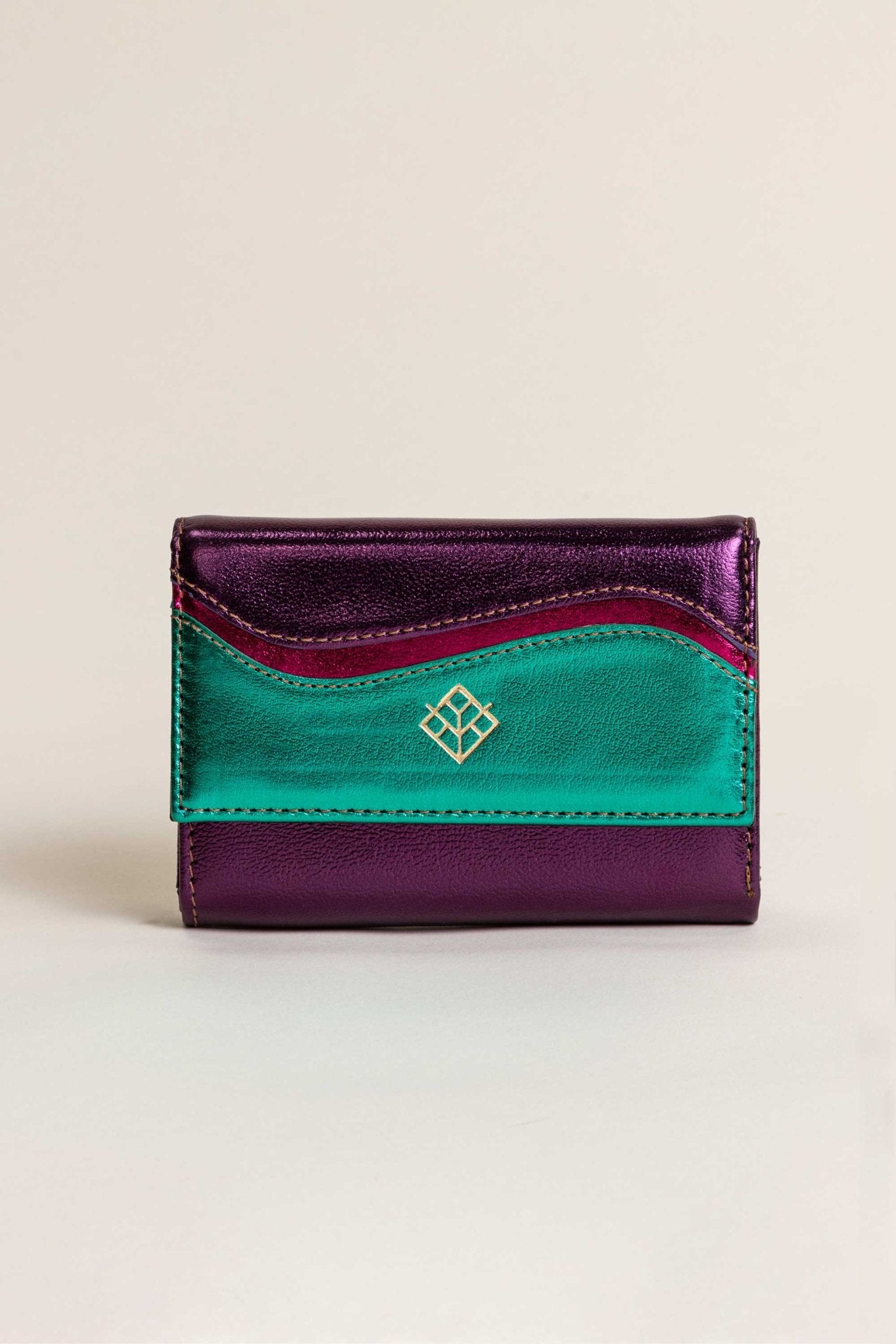 Billetera Abundancia Uva Metálica - Mini - LOVENOCK