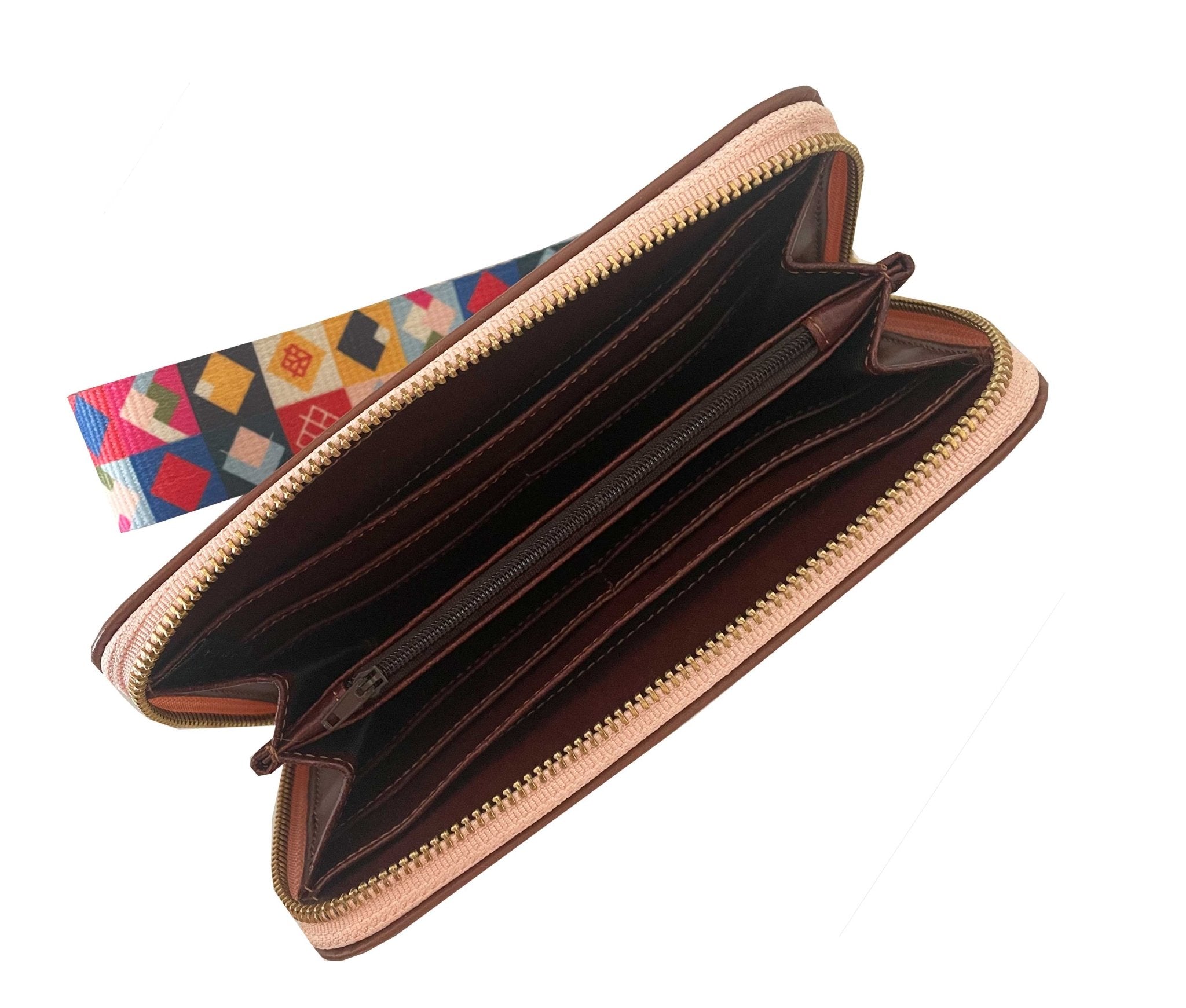 Cartera Canela Grande Monogram - LOVENOCK