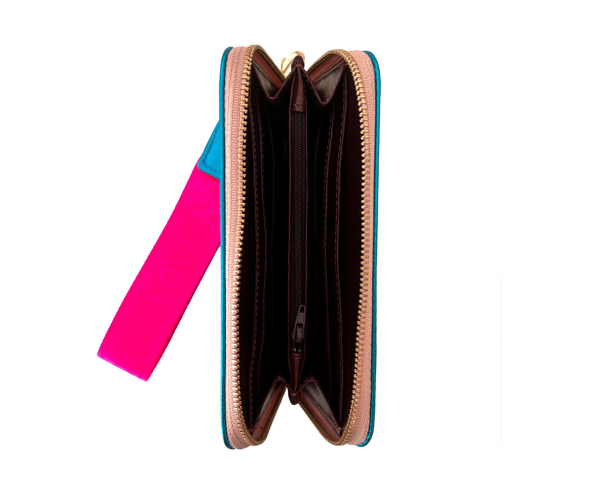 Cartera Metálica Grande Aqua - LOVENOCK