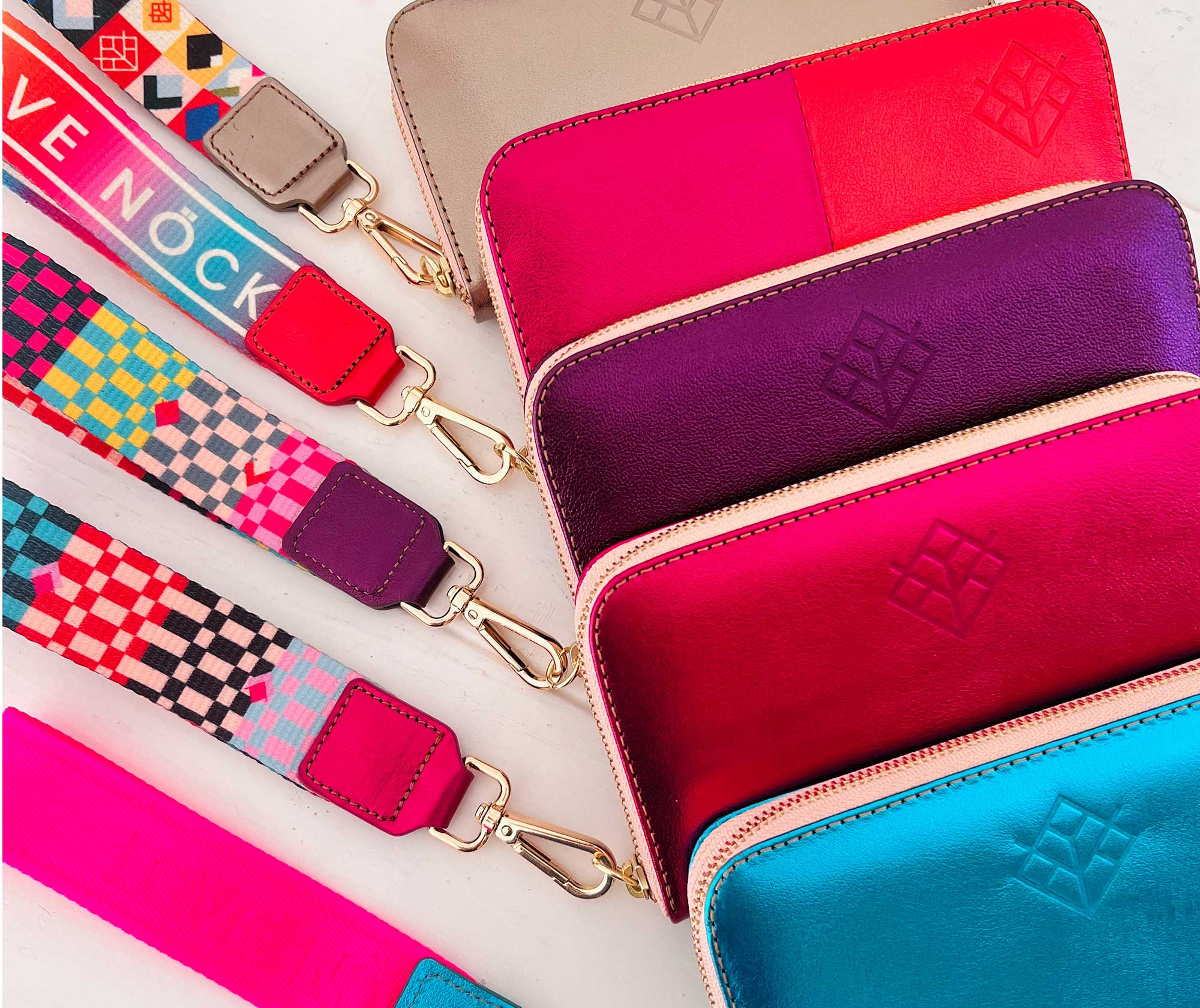 Cartera Metálica Grande Aqua - LOVENOCK