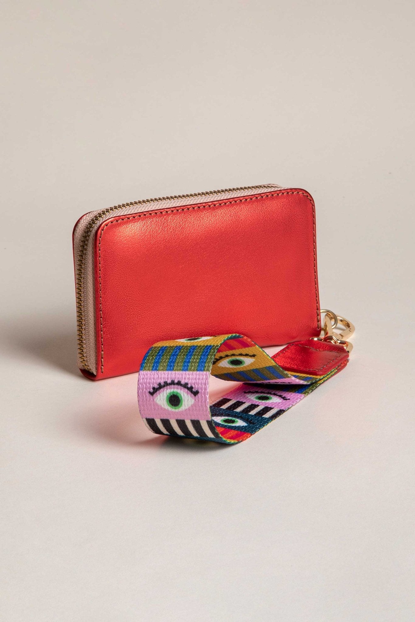 Cartera Mini Rojo Metálico - LOVENOCK