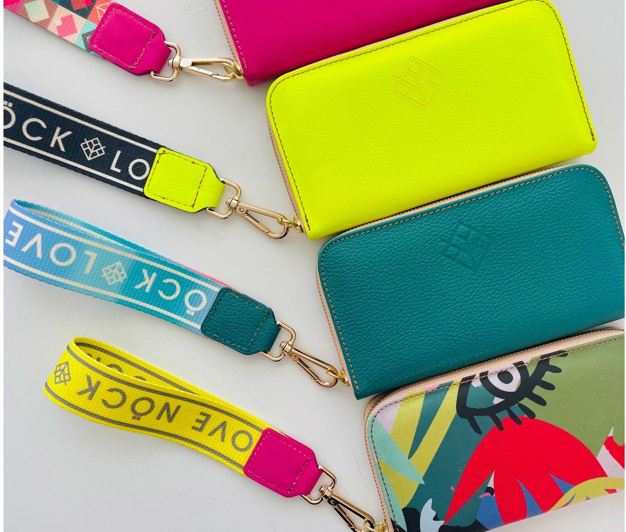 Cartera Neon Yellow Grande - LOVENOCK
