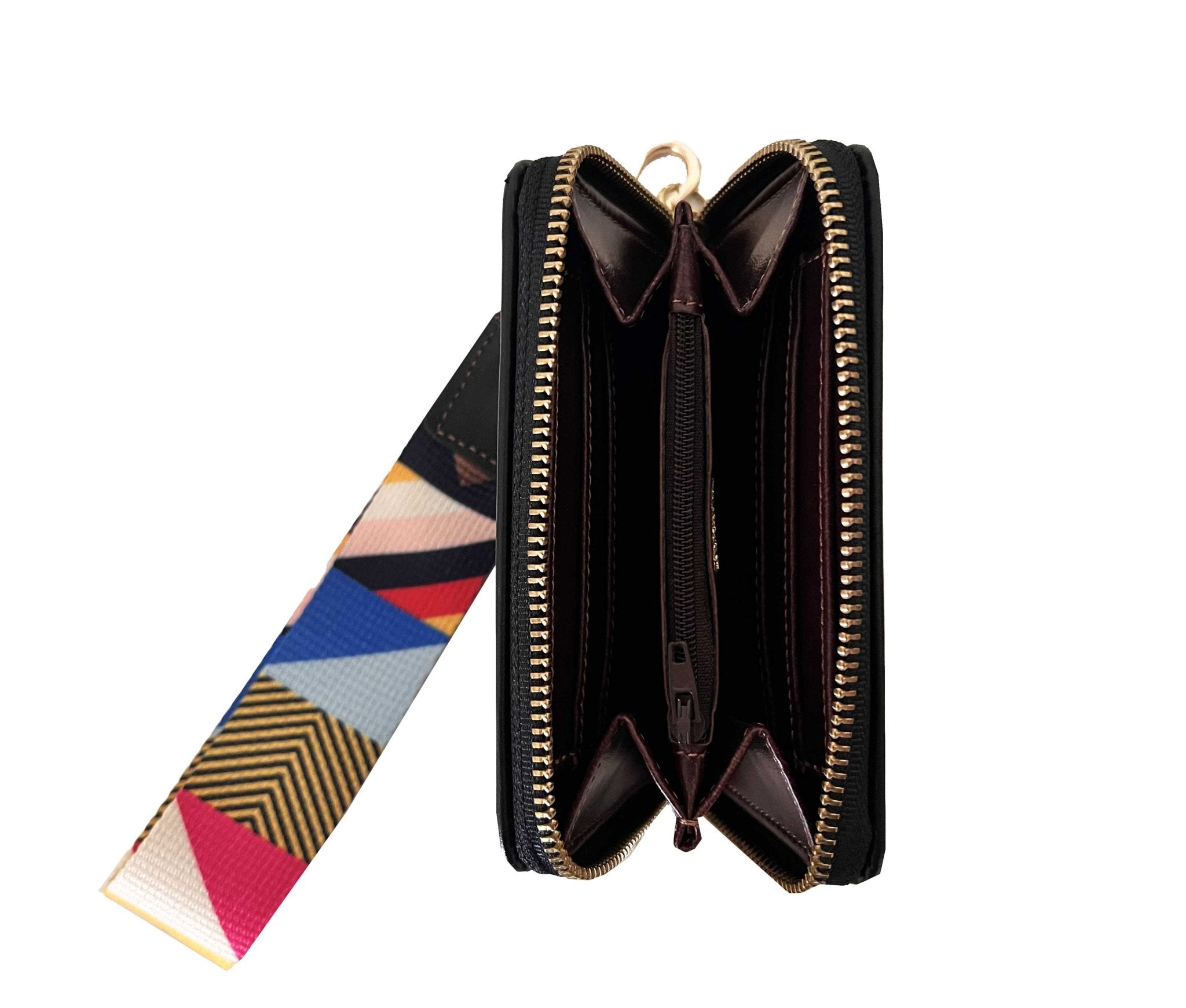 Cartera Olivo bordada Grande - LOVENOCK