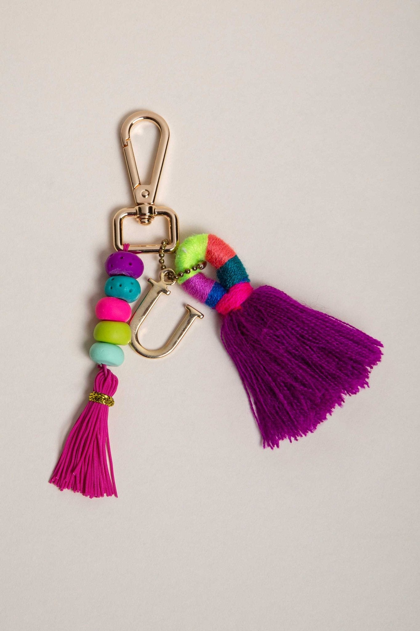 Charm Colorista con Inicial Metálica - Personaliza tu bolso - LOVENOCK