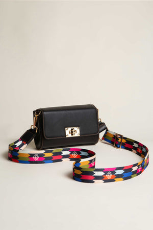 Crossbody Cozumel Negro - Incluye 2 correas