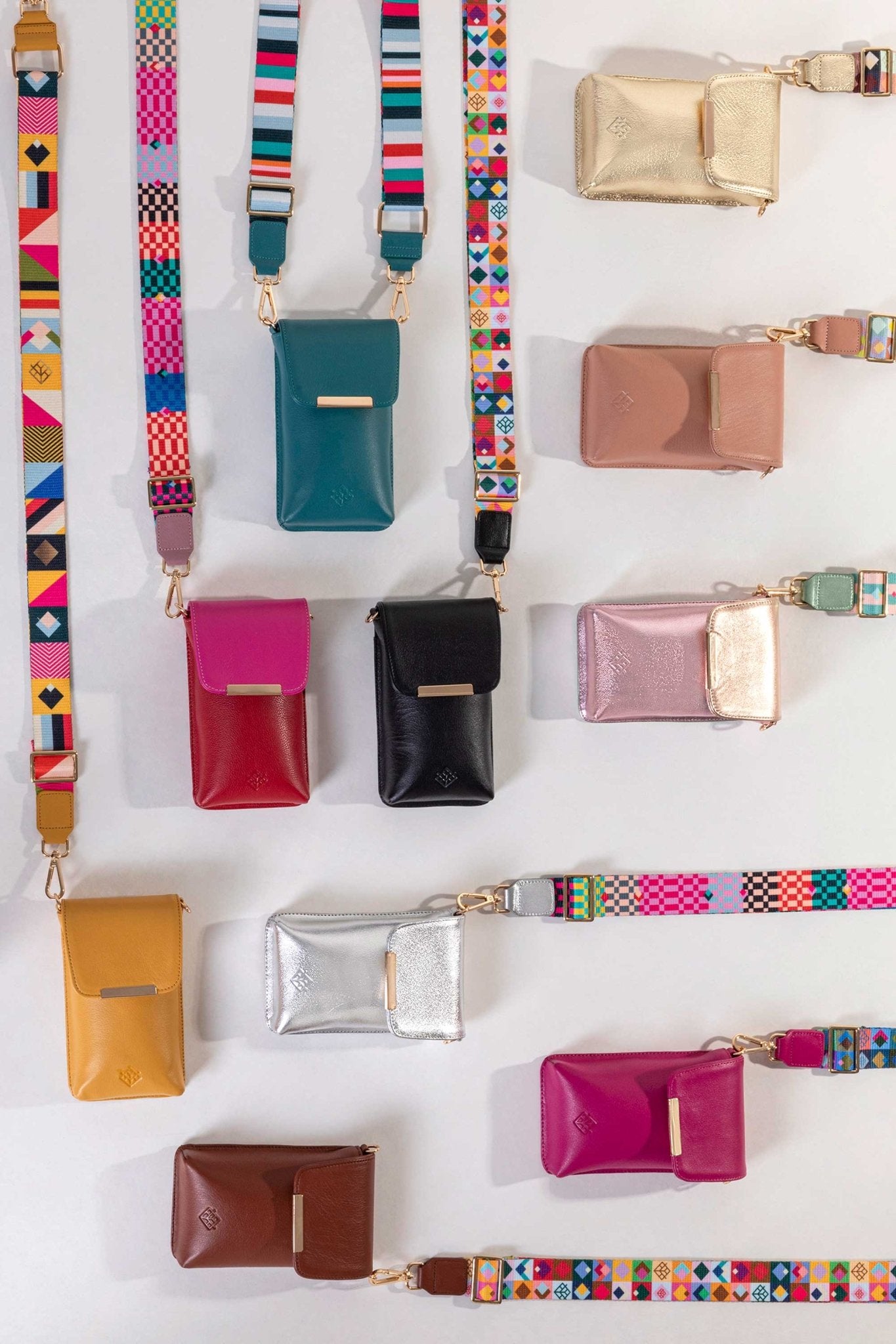 Crossbody Esencial Celular Orquídea - Doble Correa - LOVENOCK