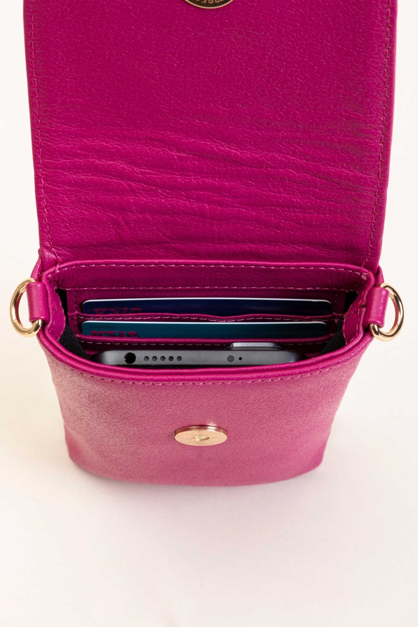 Crossbody Esencial Celular Orquídea - Doble Correa - LOVENOCK