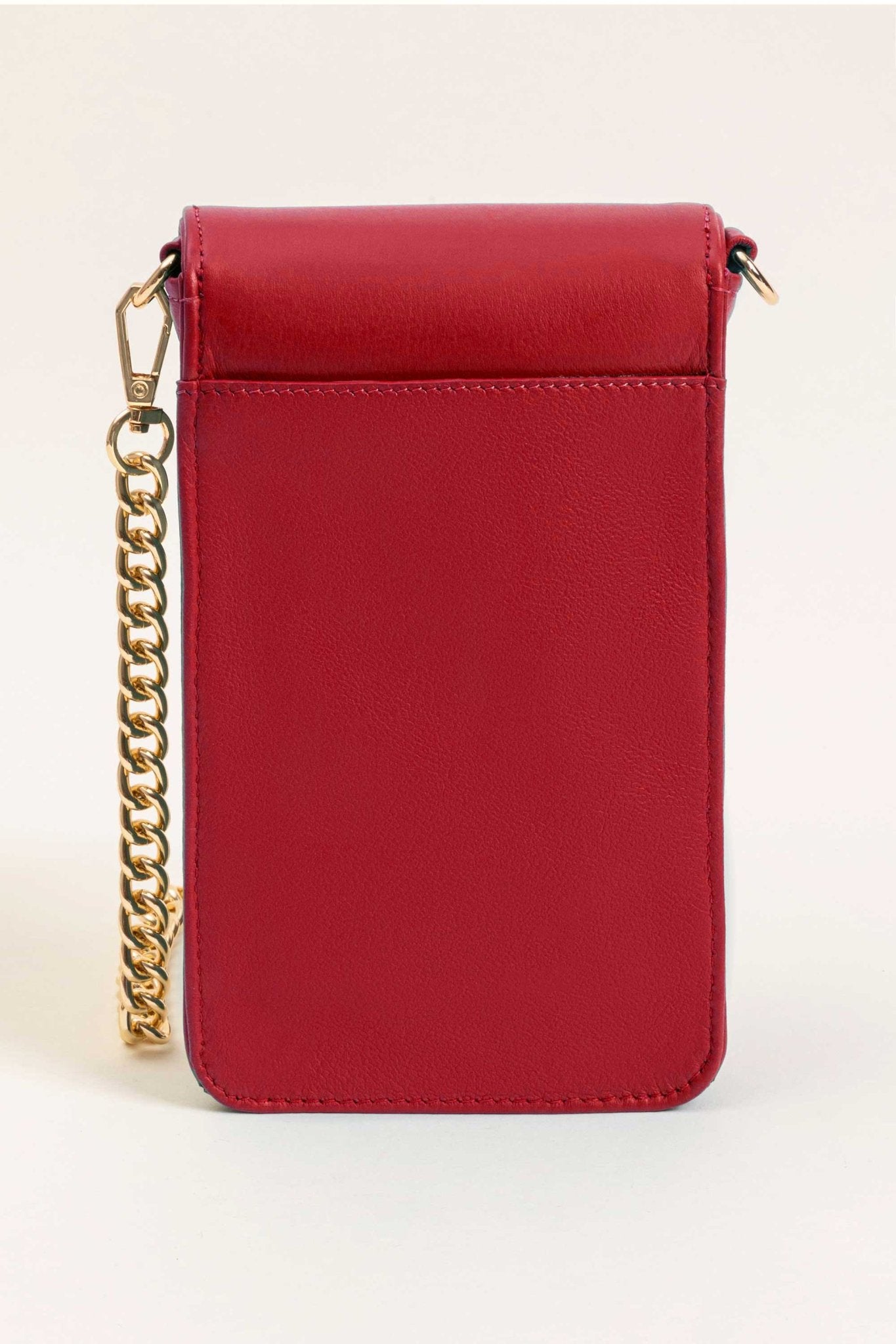 Crossbody Esencial Celular Rojo - Doble Correa - LOVENOCK