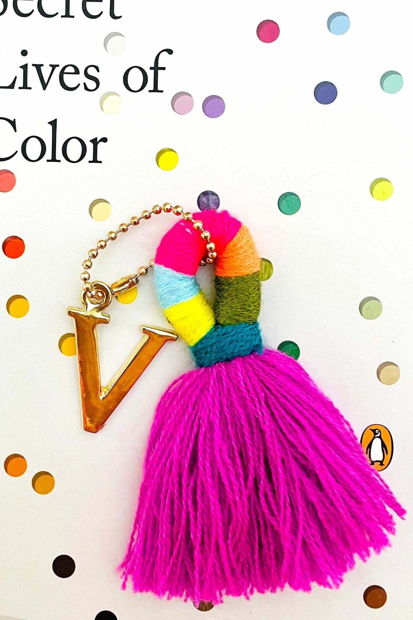 Personaliza tu Bolso - Charm con Inicial Metálica - Lila - LOVENOCK