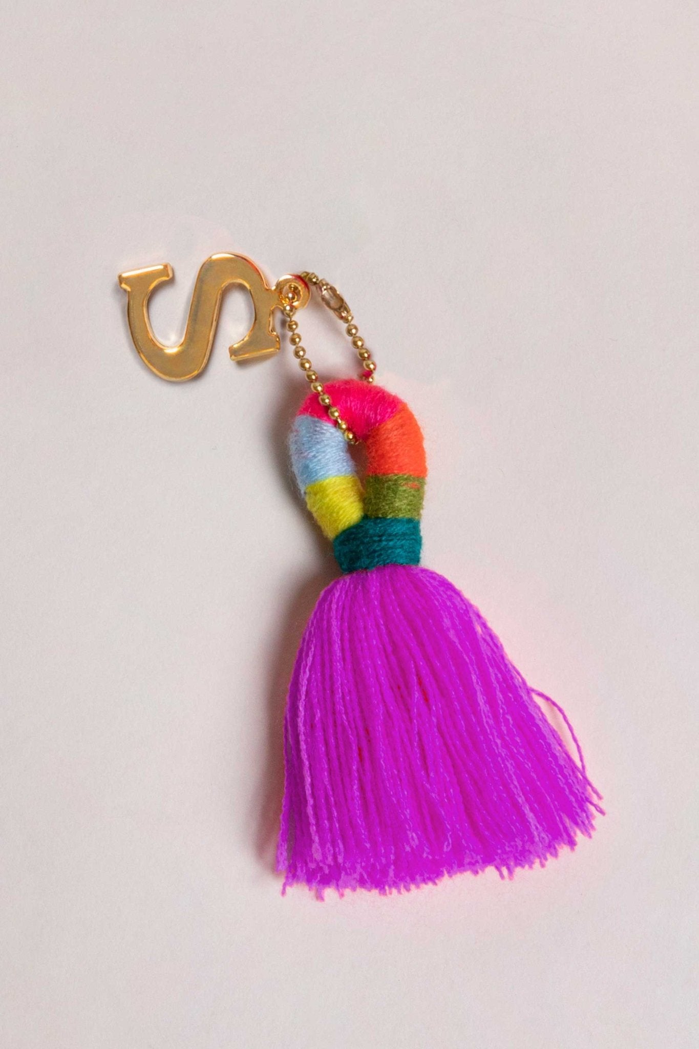 Personaliza tu Bolso - Charm con Inicial Metálica - Lila - LOVENOCK