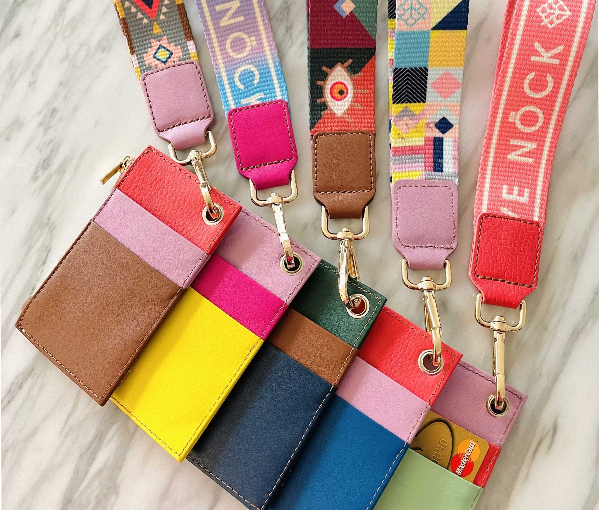 Tarjetero con pulsera Flamingo - LOVENOCK