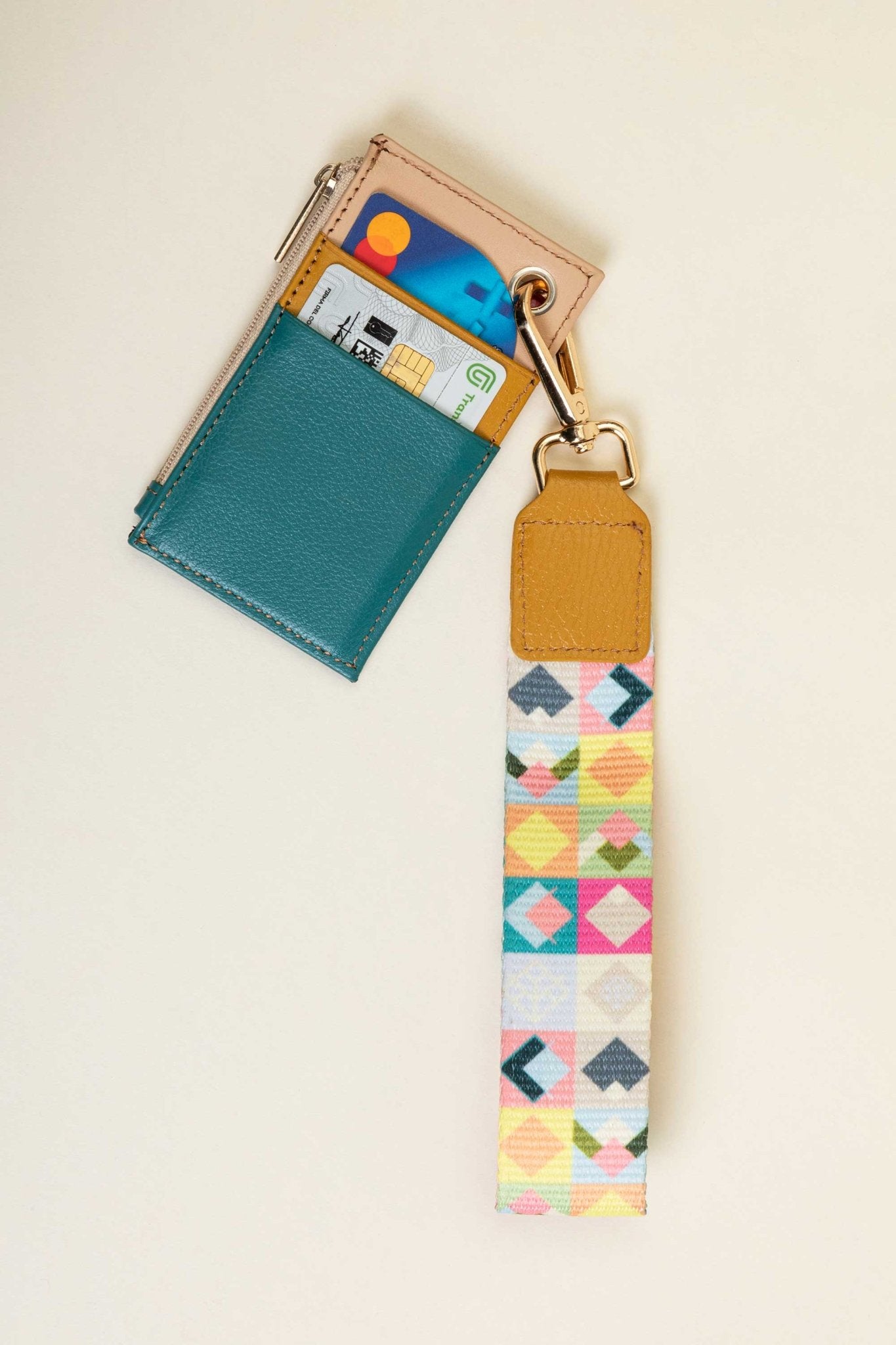 Tarjetero con pulsera Jade - mango - LOVENOCK