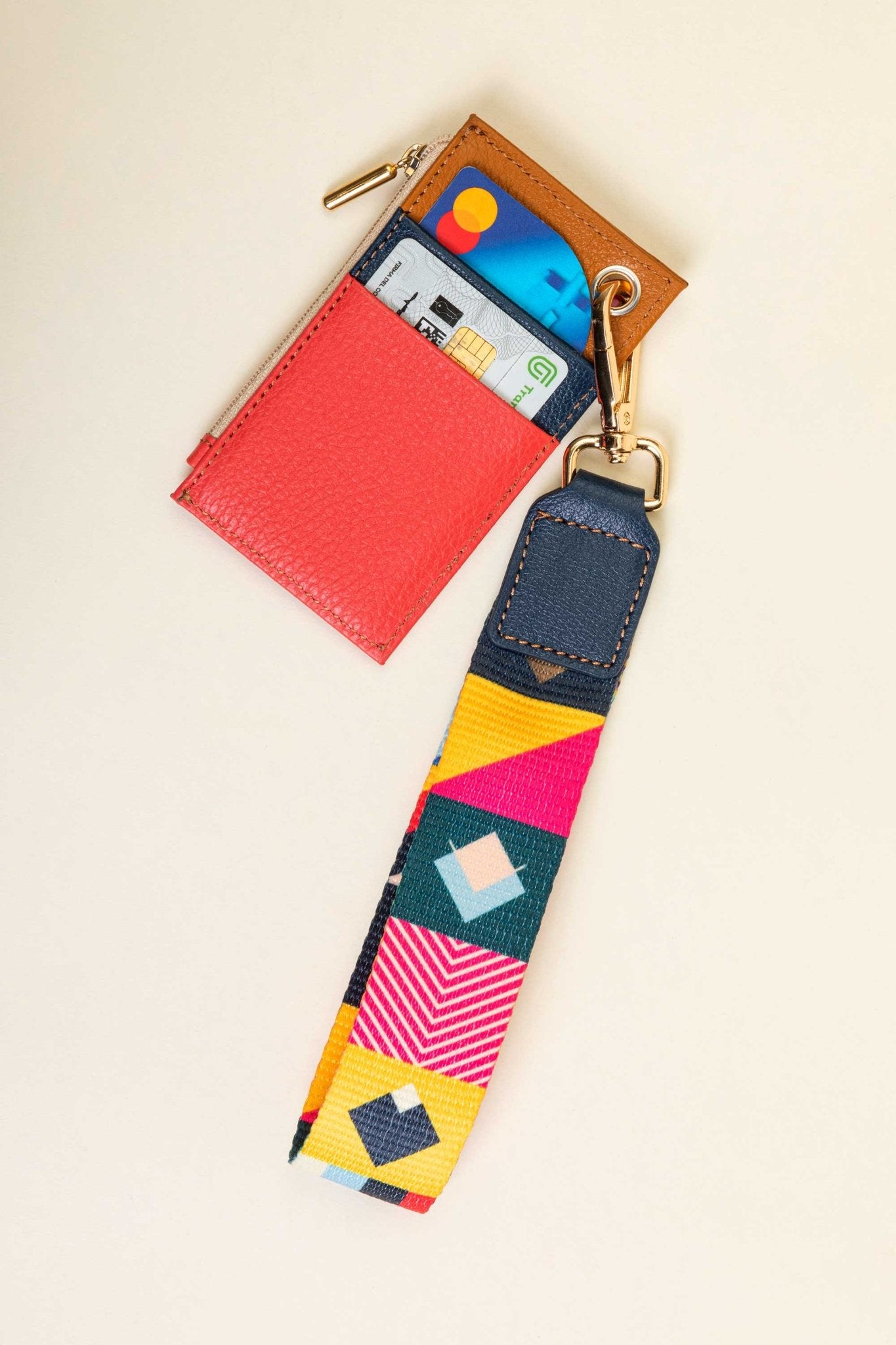 Tarjetero con pulsera Marino - LOVENOCK