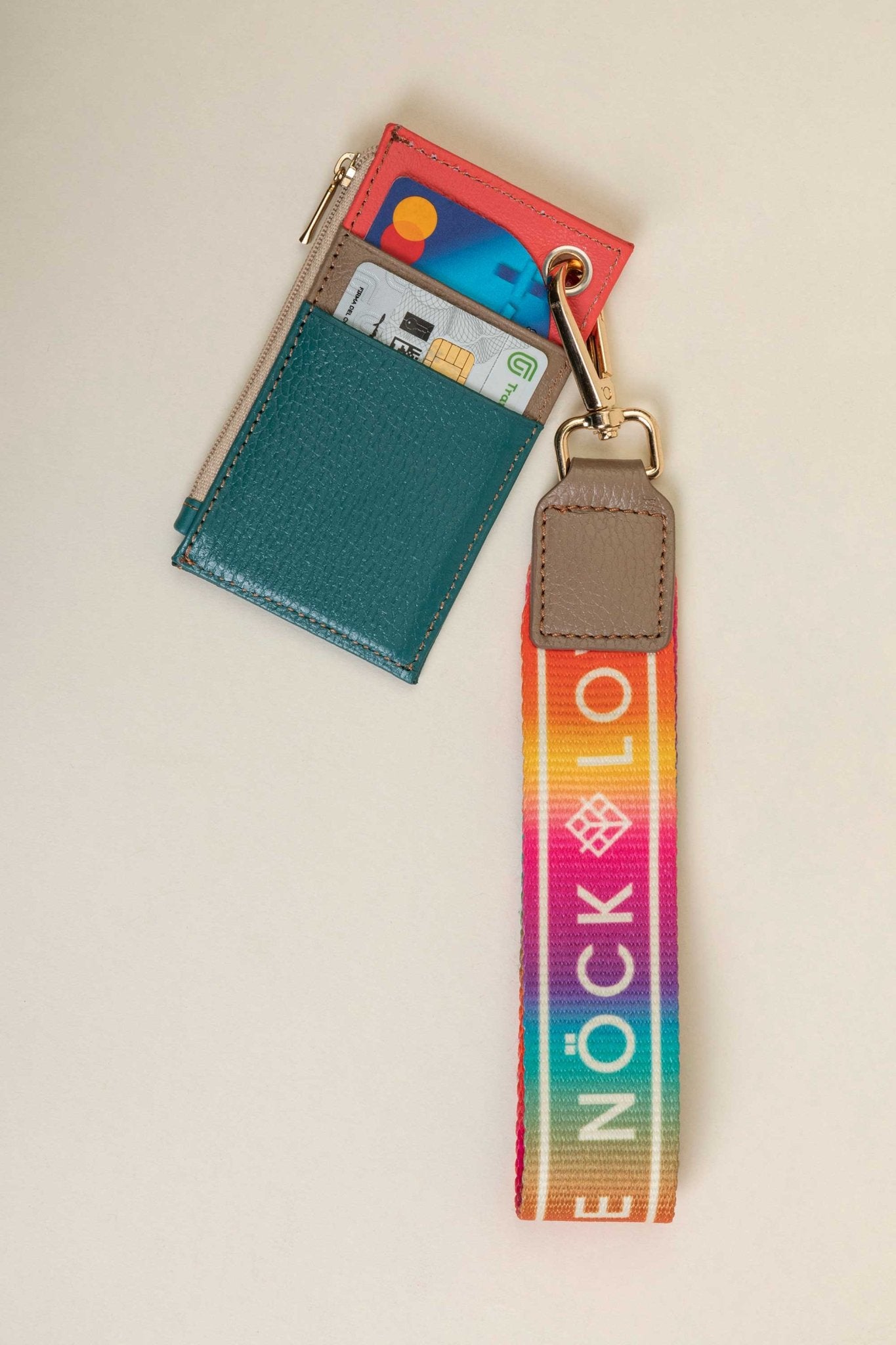 Tarjetero con pulsera Rainbow - LOVENOCK
