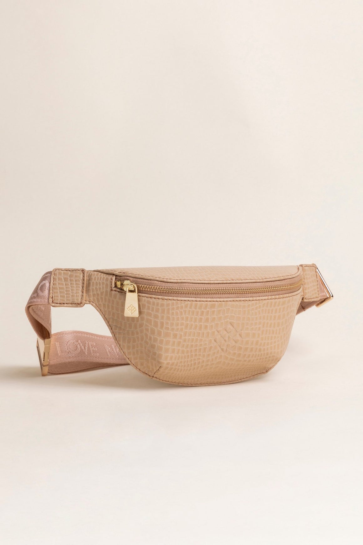 Riñonera Fanny bag Vainilla croco