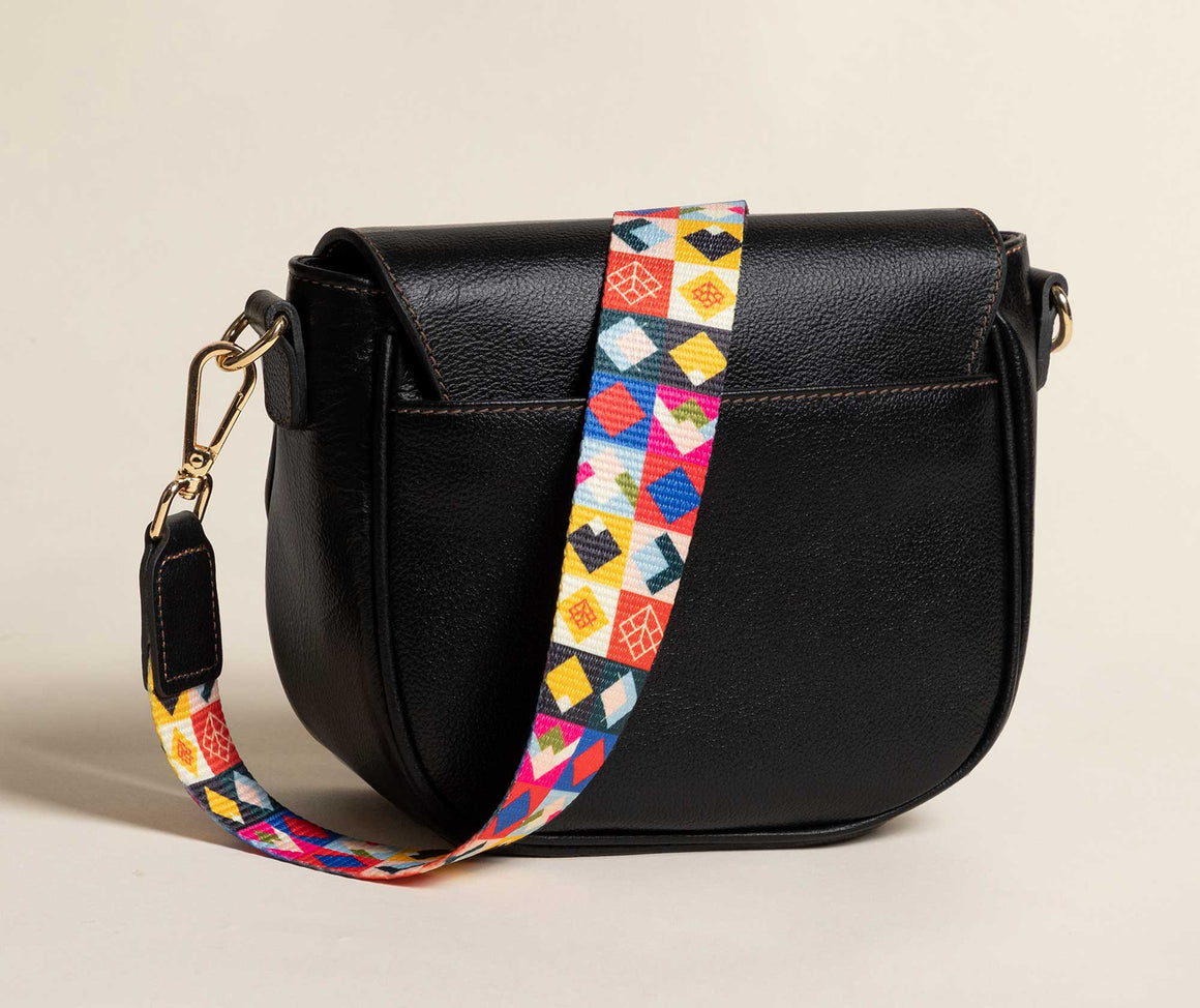 Crossbody Laina Negro - Incluye 2 correas