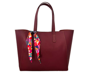 Tote Piel Acapulco Merlot