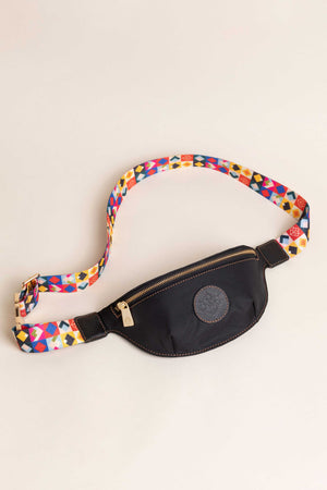 Riñonera Fanny Bag Textil Negro